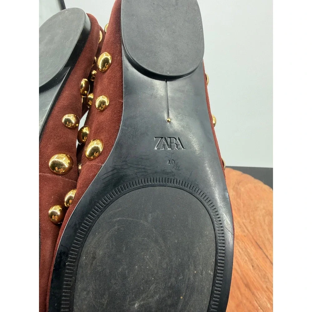 Zara suede ballet